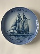 Bing and Grøndahl ship plateDeck no. 8618/619Plate no. 6-1982The school shipGLADAN year 1947-1982