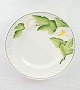 Porcelæns tallerkener - Dekoreret med Blomster - Italiensk Design