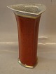 212-2626 RC Triangular orange on grey and gold 23 cm Royal Copenhagen Craquelé, (Crackelure)