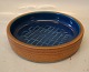 21939 RC Tray - Turkis & terracutta 5 x 22 cm JM June 1962 Jorgen Mogensen Royal Copenhagen Art Pottery