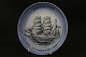 Ship plate Bing & Grøndal No. 11, the ship Barkskeppet, from 1987