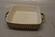 Relief Foursided tray with handle 17 x 20 cm  Nissen Kronjyden B&G Quistgaard Stoneware