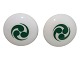 Royal CopenhagenGrønt porcelænshåndtag / knop
