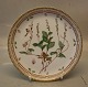 20-3566 "Veronica officinalis L. v. glabrata Frist"  Rund bakke 24,75 cm Nyt nr. #:365 Flora Danica Danish Porcelain