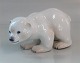 Royal Copenhagen 535 Polar bear cub standing MA 8.5 x 17 cm B&G 2535