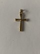 Gold cross in 14 carat gold for necklace, Stamp 585. Nice look.SOLD