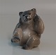Kongelig Dansk Figur 2842 Sjælden brun bjørn Knud Kyhn 1928 9 x 9 cm