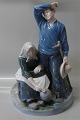Kongelig Dansk Figur 1352 Høstfolk Chr. Thomsen i 1912 43 c