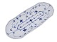 Musselmalet RifletLangt sellerifad 36,7 cm.
