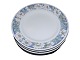 Hvid Vild RoseStor kagetallerken 17 cm.