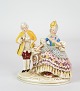Figur af kongeligt par - Royal påklædning