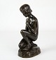 Just Andersen - Figur - Discometal - Brun patina - Model D 2320
