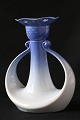 Bing & Grøndahl Blue tone, Tall Candlesticks with Lace trimDec. No. 503