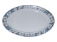 Hvid Vild RoseLille stegefad 29,5 cm.