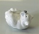 Royal Copenhagen Art Pottery RC 22745 White polar bear 0245 Design Jeanne Grut after KK