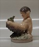Royal Copenhagen figurine 1713 RC Faun with frog 