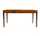 Severin Hansen skrivebord. Palisander fineret skrivebord med fire skuffer. Formgivet af Severin Hansen og produceret af Haslev Møbelsnedkeri. Nøgle medfølger. Pæn stand. H: 73cm. Plade: 75x143cm