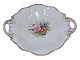 Bing & GrøndahlBrødbakke med flerfarvede blomster fra 1853-1895