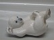 Royal Copenhagen 537 figurine B&G 2537 Polar bear cub feet up MA 10.5 cm Merete Agergaard