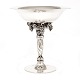 Georg Jensen drueopsats 263B.  Drueopsats i let hammerslået sterlingsølv med snoet stamme. Formgivet af Georg Jensen 1918. udført efter 1945. #263B. H: 19,1cm. V: 610gr