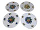 Aluminia Set of four small fruit plates