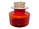 Holmegaard Red Palet spice jar Allehaande