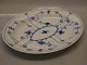 099-1 Oval platter 29 x 36.5 cm Blue Fluted Danish Porcelain