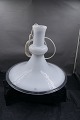 Etude glass ceiling lamp in the color opal from Danish Holmegaard Glassworks, Ö 38.5cmPickup only