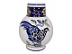 Blue PheasantsLarge vase 20.5 cm.