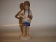 Large Bing & Grondahl Figurine,Little Mother(Girl with Cat)