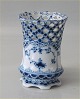 Blue Fluted Full Lace 1016-1 Vase  ca.11 cm