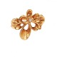 14kt gold Per Borup, Denmark, Violina ring with a daimond of circa 0,02ct. Ringsize 56-57
