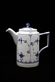 Rare Royal Copenhagen Blue Fluted Plain coffee pot. RC#1/371. 1.sort. from before 1923.