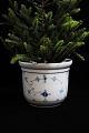 Bing & Grondahl Blue painted / Blue Fluted flower pot hider. B&G# 669...