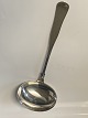 Double fluted silver Soup spoon / Potage Soup ladle in three-towered silver (830),Length 33 cm
