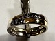 Ring aus 14-karätigem Gold, 2 zusammengelötete Ringe und ...