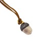 Lynggaard Forest agern vedhæng i 18kt guld og sølv med diamant. Leveres med Lynggaard silkesnor med 18kt guld endestykker