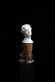 19th century wine stopper from Royal Copenhagen in the shape of a woman