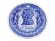 Aluminia miniature platteDøveforeningen 1866-1966