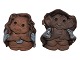 Thomas Dam potteryPair of trolls from 1967