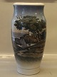 2854-131 RC Vase: old house at the sea 43 cm Royal Copenhagen  