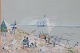 Victor IsbrandWatercolorMotif from Greenland