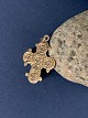 Dagmar kors i 14 karat guld, stemplet 585 BH. Flotte detaljer. SOLGT