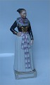 Kongelig dansk porcelæn figur 12104 Grith Jan Hansens Datter Kokkedragt, Amager 30 cm