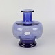 Holmegaard vase18161blå glas17,5 cm