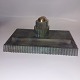 Pure Art Deco: Bronze ink well and tray from Fuglsang, Denmark 