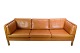 Trepersoners Sofa - Model 2443 - Børge Mogensen - Cognac læder - Fredercia Furniture - 1960