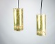 Loftlampe - Messing - Cylinder Form - Sort ledning - Sven Aage Holm Sørensen - 1960