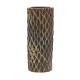 Axel Salto vase. Axel Salto, 1889-1961, for Royal Copenhagen. Cylindrisk vase i knoppet stil med Sung glasur. Signeret Salto 20564. H: 17,1cm. D: 7cm