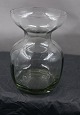 Buttet Hyacintglas, Zwiebelglas, Løgglas i røgfarvet glas 12,5cm